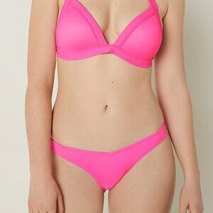 NWT PINK - V-Front Itsy Bikini Bottom - Radiant Rose - Size Small